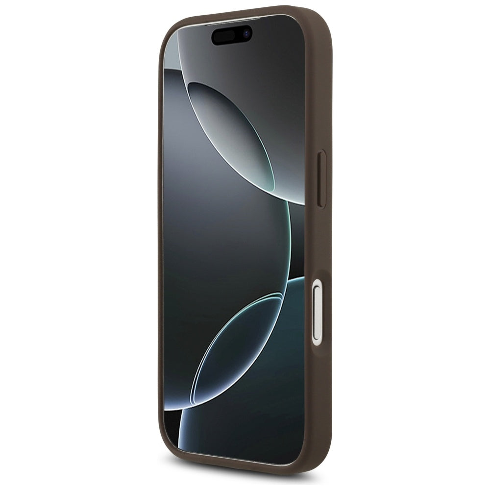 Tok a Apple iPhone 17 Pro Max-hoz, Guess, 4G Big Logo, Barna