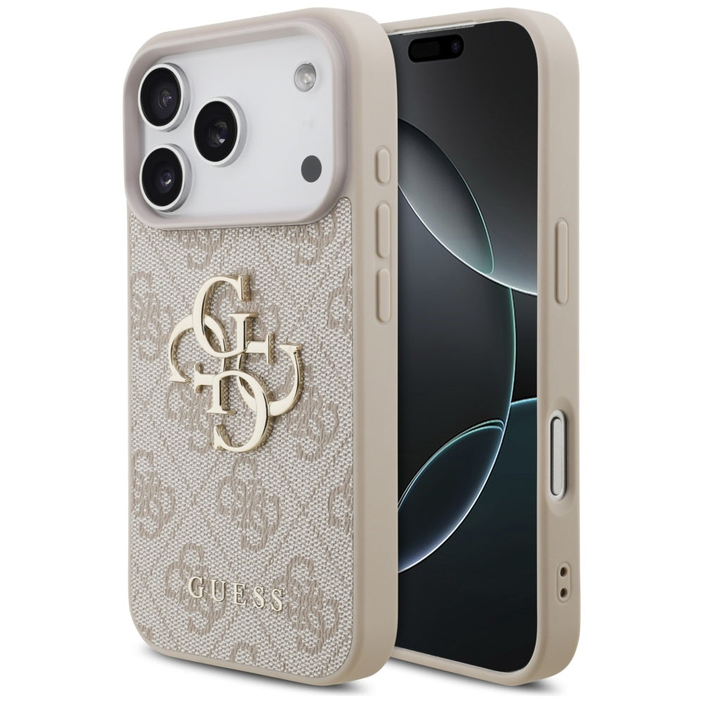 Tok Apple iPhone 17 Pro Max-hoz, Guess, 4G Big Logo, Rózsaszín