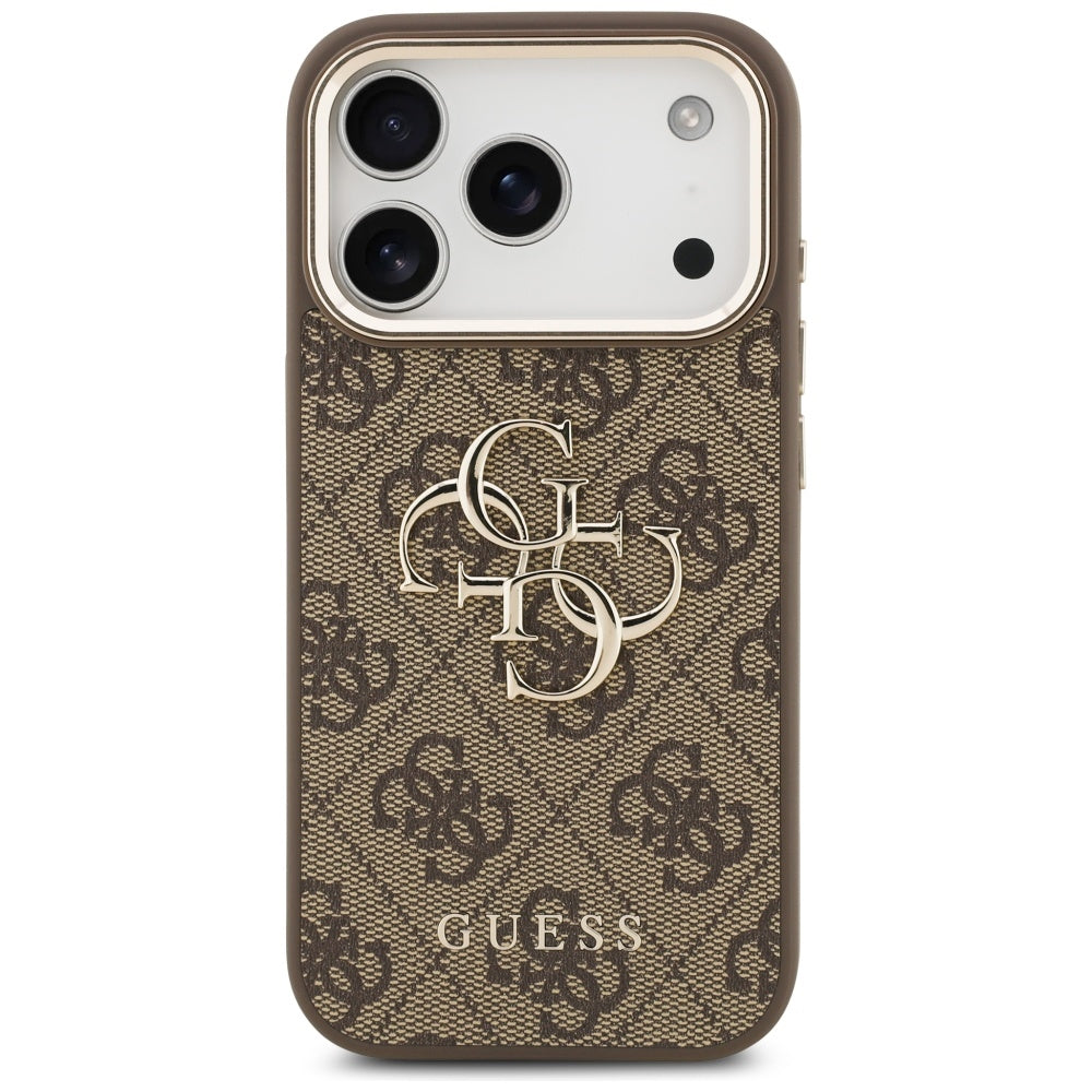 Tok Apple iPhone 17 Pro Max-hoz, Guess, Big 4G Logo Classic, Aranybarna
