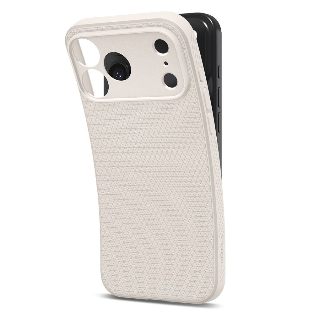 Tok a Apple iPhone 17 Pro Max-hoz, Spigen, Liquid Air, Bézs