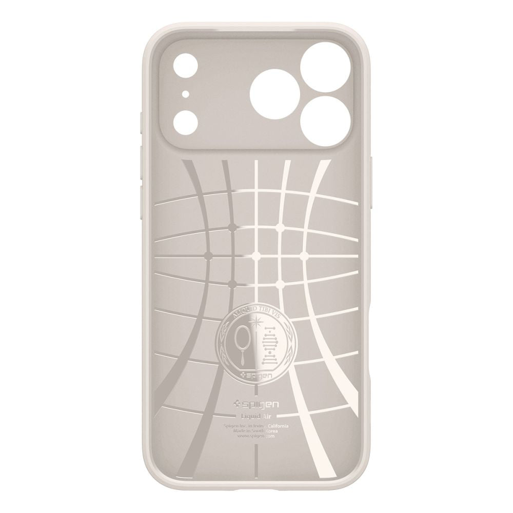Tok a Apple iPhone 17 Pro Max-hoz, Spigen, Liquid Air, Bézs