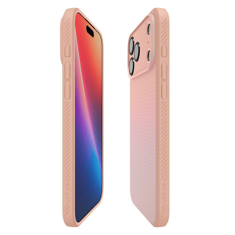 Tok Apple iPhone 17 Pro Max-hoz, Spigen, Liquid Air, Rózsaszín ACS10269