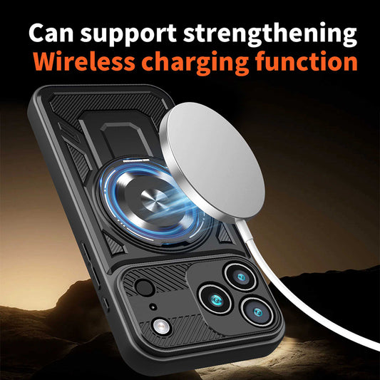 Tok Apple iPhone 17 Pro Max-hoz, Techsuit, RuggedCam, Fekete