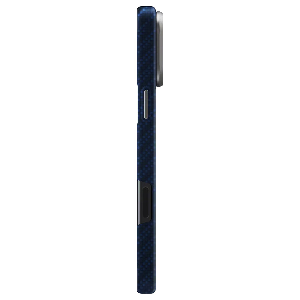 MagSafe tok Apple iPhone 17 Pro Max-hoz, UNIQ, Keva MagClick, Tengerészkék