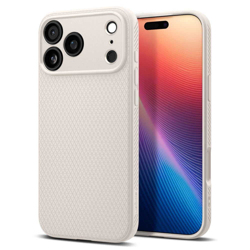 Tok Apple iPhone 17 Pro-hoz, Spigen, Liquid Air, Bézs
