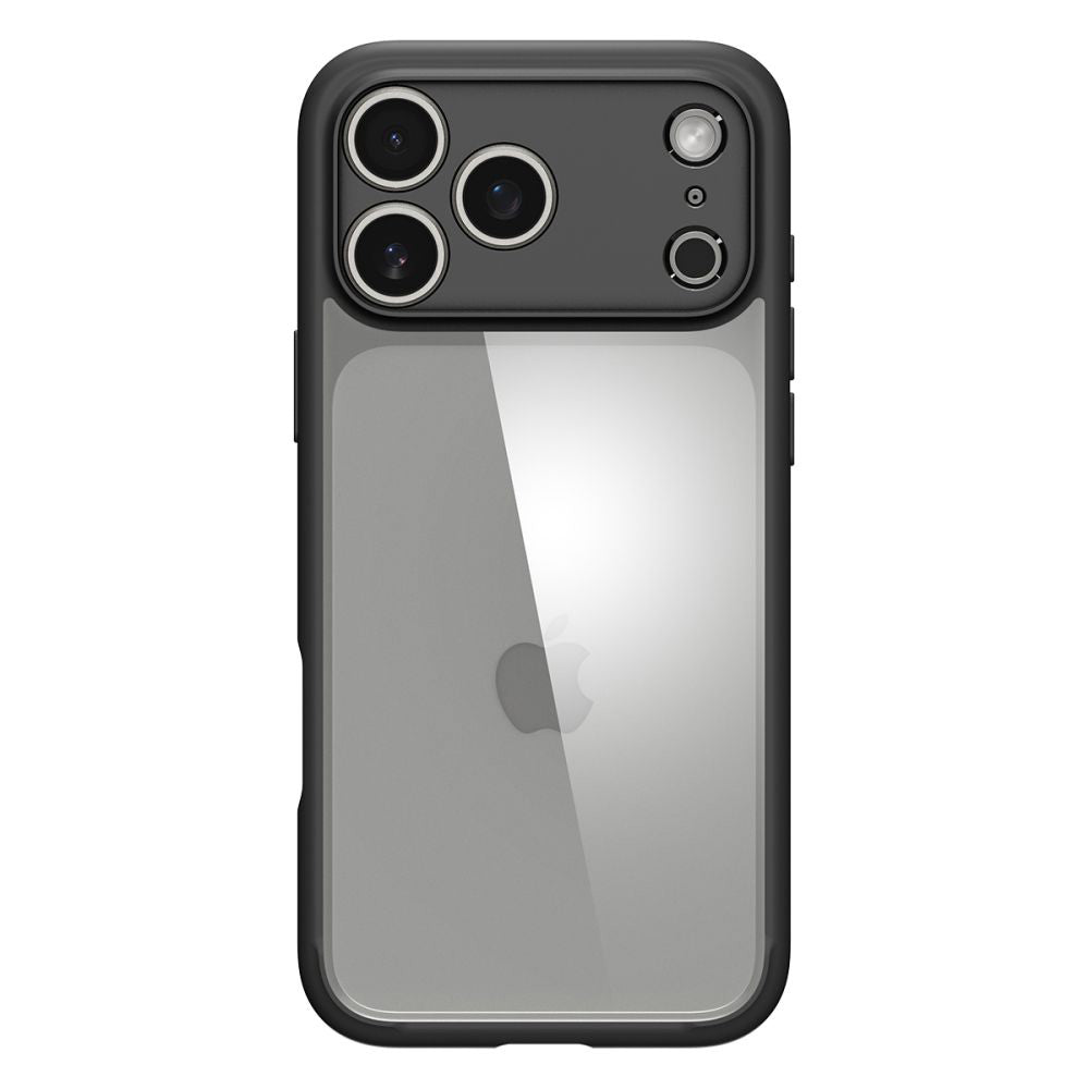 Tok Apple iPhone 17 Pro-hoz, Spigen, Ultra Hybrid, Matt Fekete ACS10343