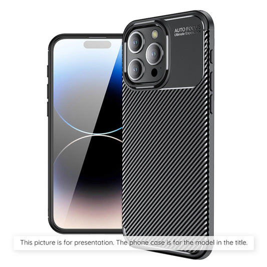 Tok Apple iPhone 17 Pro-hoz, Techsuit, CarbonFiber, Fekete