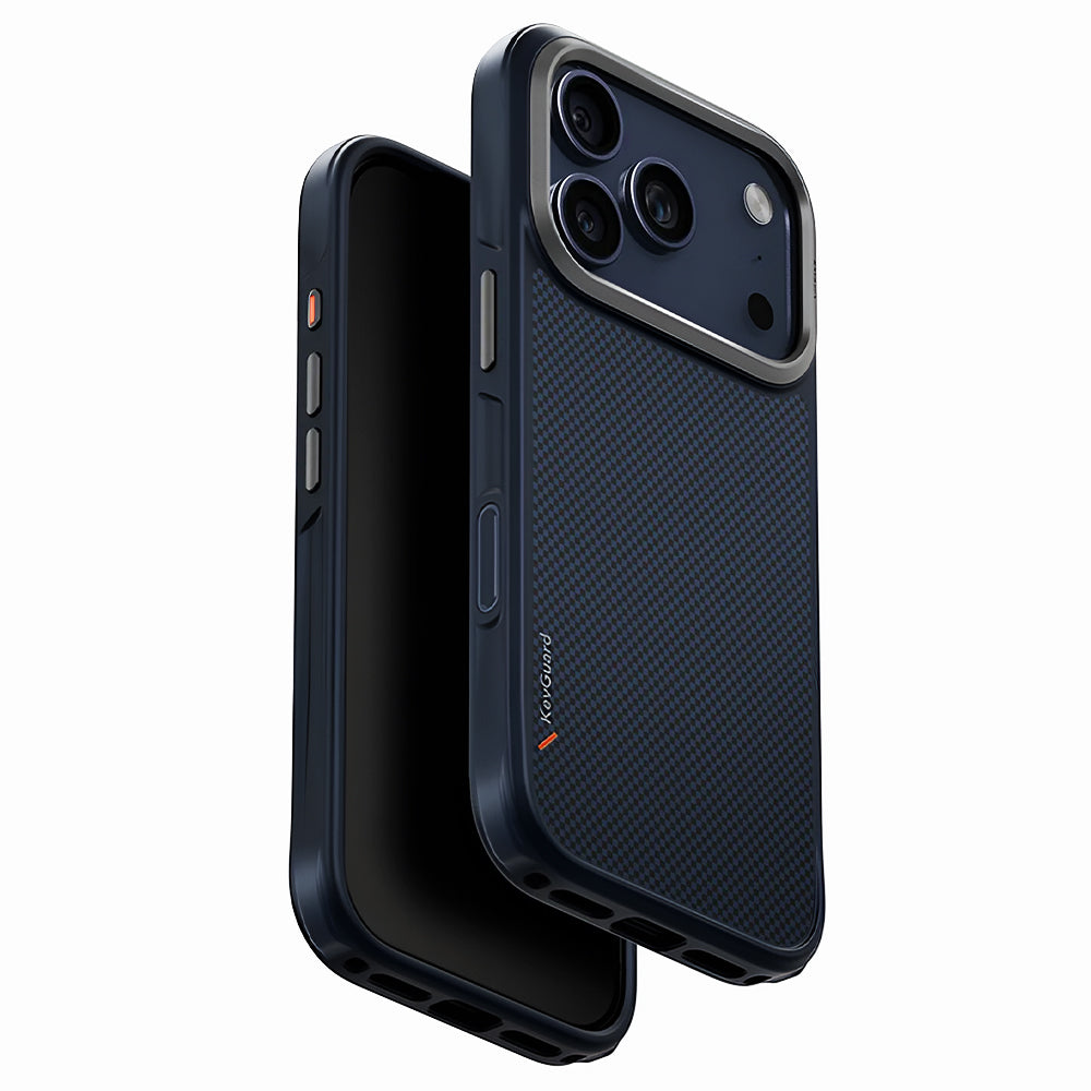 MagSafe tok Apple iPhone 17 Pro-hoz, UNIQ, Keva MagClick, Tengerészkék