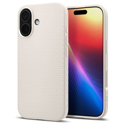 Tok a Apple iPhone 17-hez, Spigen, Liquid Air, Bézs
