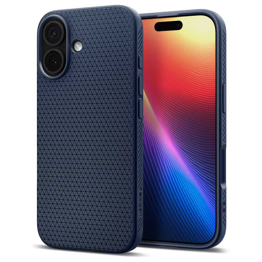 Tok a Apple iPhone 17-hez, Spigen, Liquid Air, Tengerészkék ACS10370