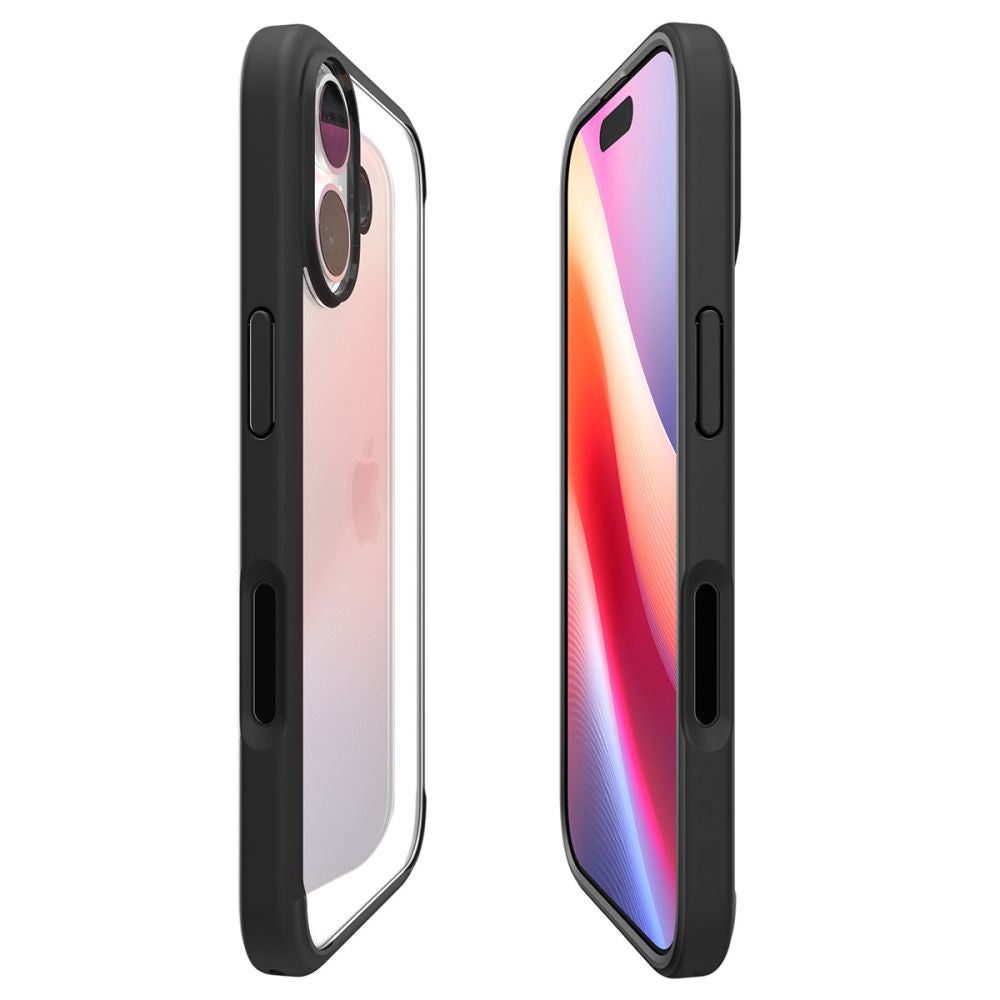 Tok a Apple iPhone 17-hez, Spigen, Ultra Hybrid, Matt Fekete ACS10377