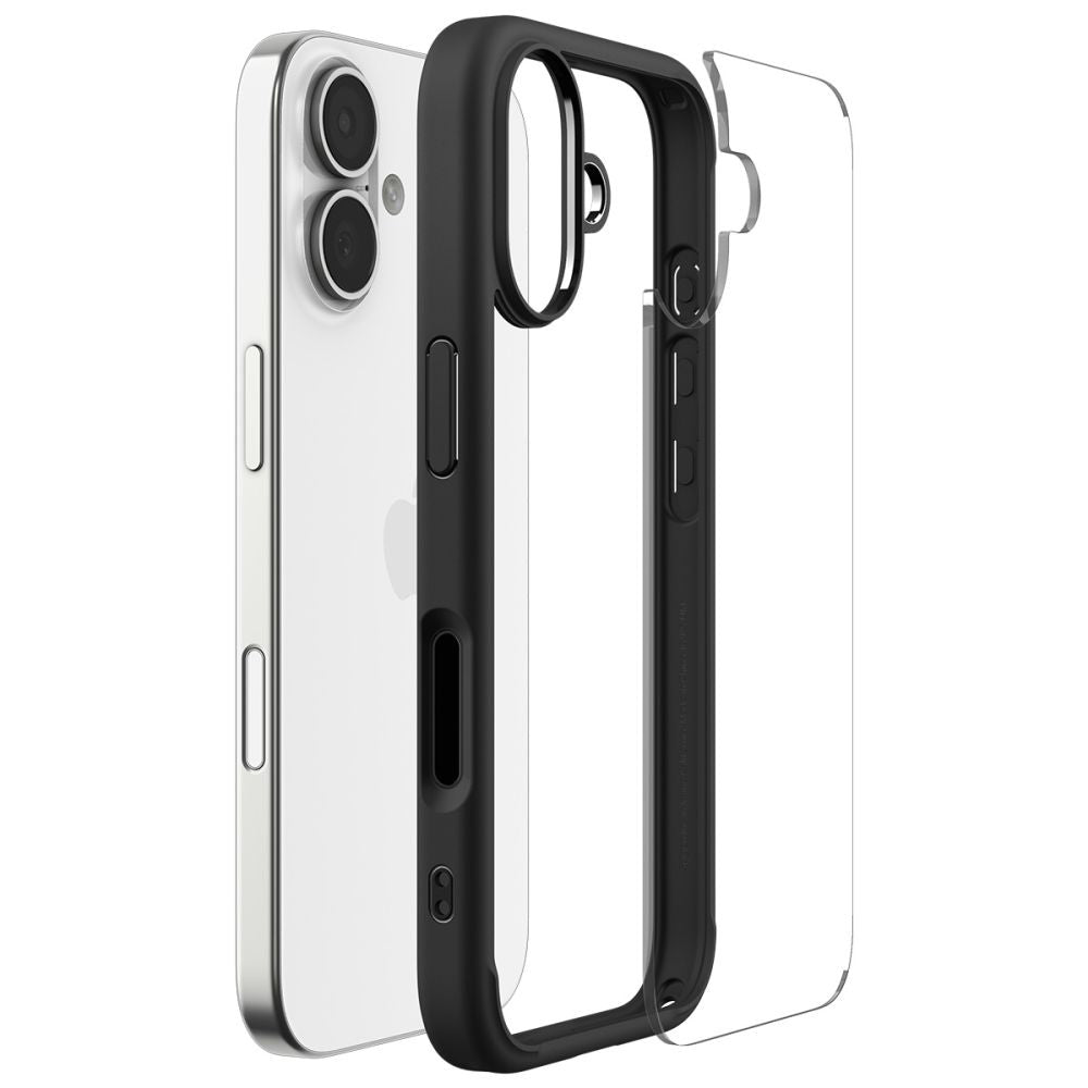 Tok a Apple iPhone 17-hez, Spigen, Ultra Hybrid, Matt Fekete ACS10377