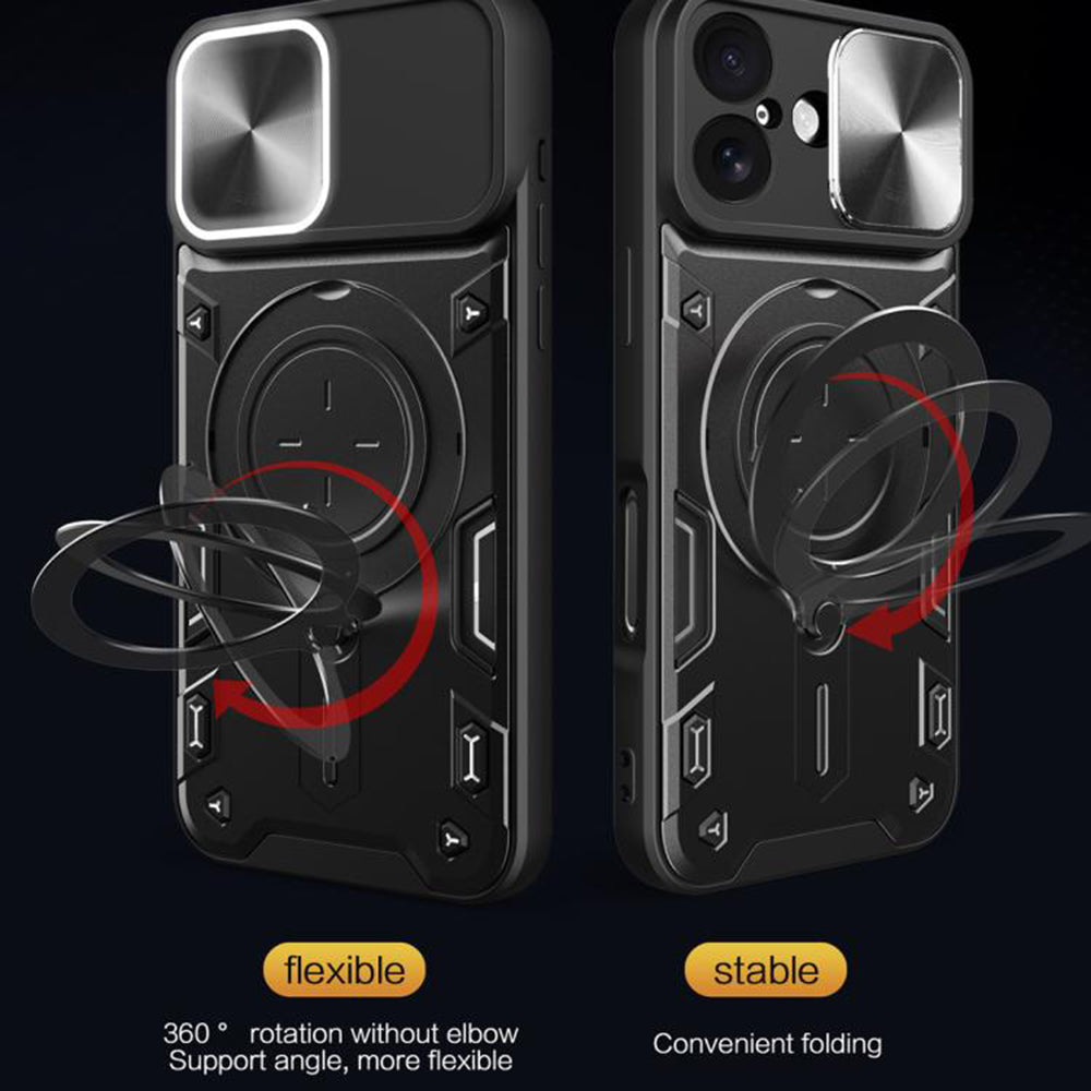 Case for Apple iPhone 17, Techsuit, CamGuard Pro, Black
