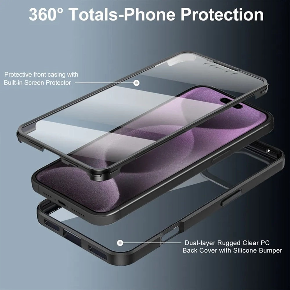 Tok Apple iPhone 17-hez, Techsuit, ColorVerse 360, Kék