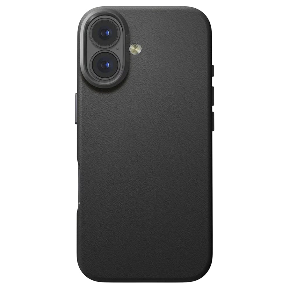 Tok Apple iPhone 17-hez, UNIQ, Lyden Leatherette, Fekete