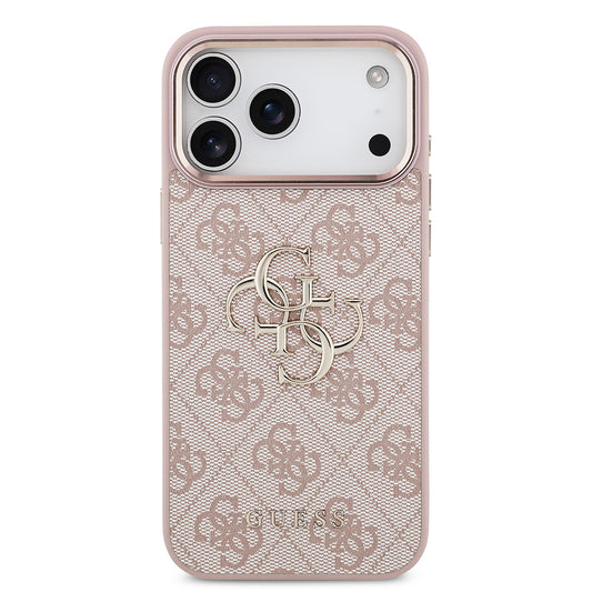 Tok Apple iPhone 18 Pro / 17 Pro, Guess, 4G Big Classic Logo, Rózsaszín