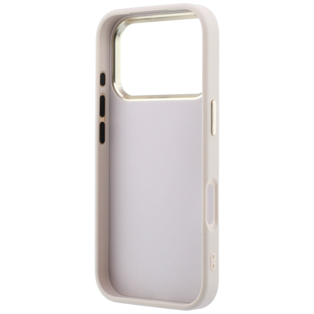 Tok Apple iPhone 18 Pro / 17 Pro-hoz, Guess, 4G Big Strass Logó, Rózsaszín