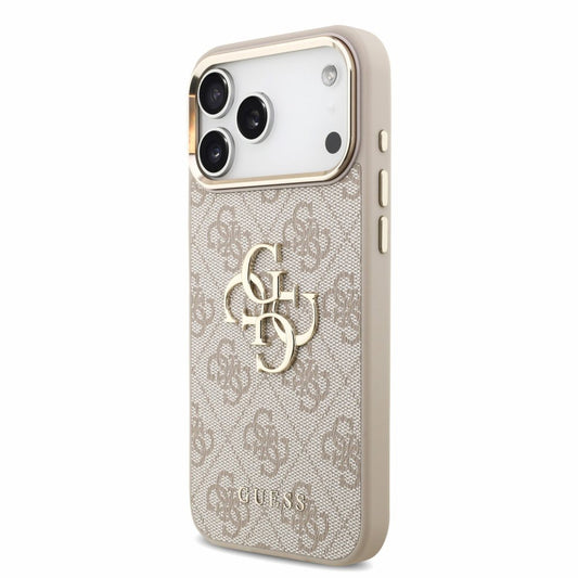 Tok Apple iPhone 18 Pro / 17 Pro készülékhez, Guess, 4G Classic Logo with Strap, rózsaarany