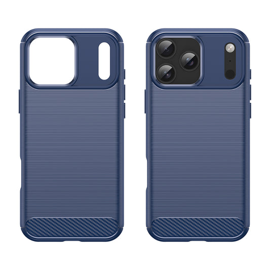 Tok Apple iPhone 18 Pro / 17 Pro-hoz, Techsuit, karbon, kék