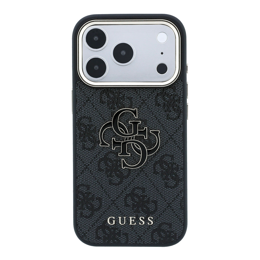 Tok Apple iPhone 18 Pro Max / 17 Pro Max, Guess, 4G Nagy Gyanta Logó, Fekete