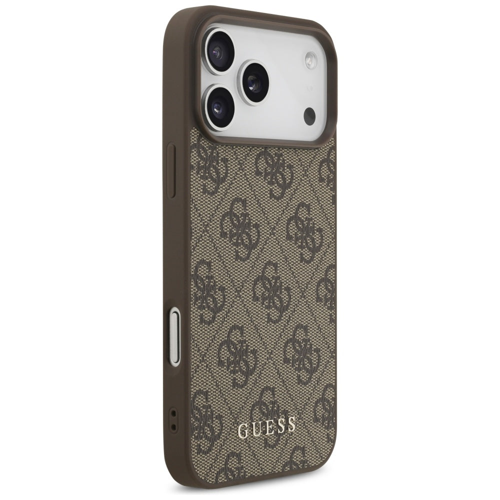 Tok Apple iPhone 18 Pro Max / 17 Pro Max, Guess, 4G Classic Logo, Barna