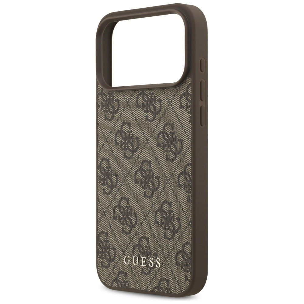 Tok Apple iPhone 18 Pro Max / 17 Pro Max, Guess, 4G Classic Logo, Barna
