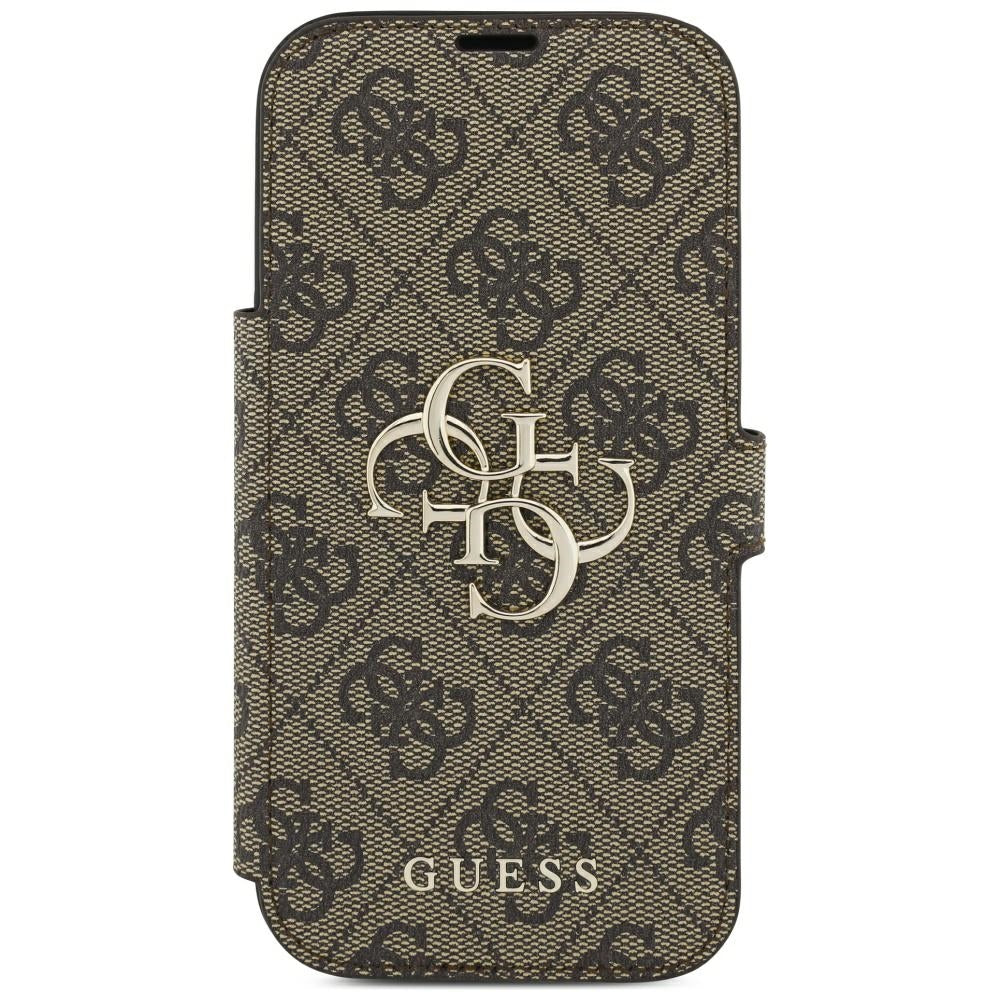 Tok Apple iPhone 18 Pro Max / 17 Pro Max készülékhez, Guess, 4G fém logó, barna