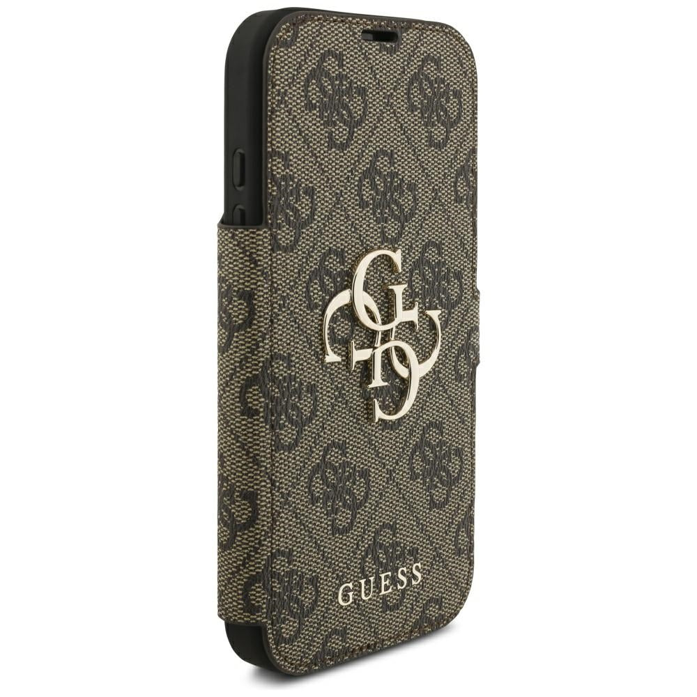 Tok Apple iPhone 18 Pro Max / 17 Pro Max készülékhez, Guess, 4G fém logó, barna