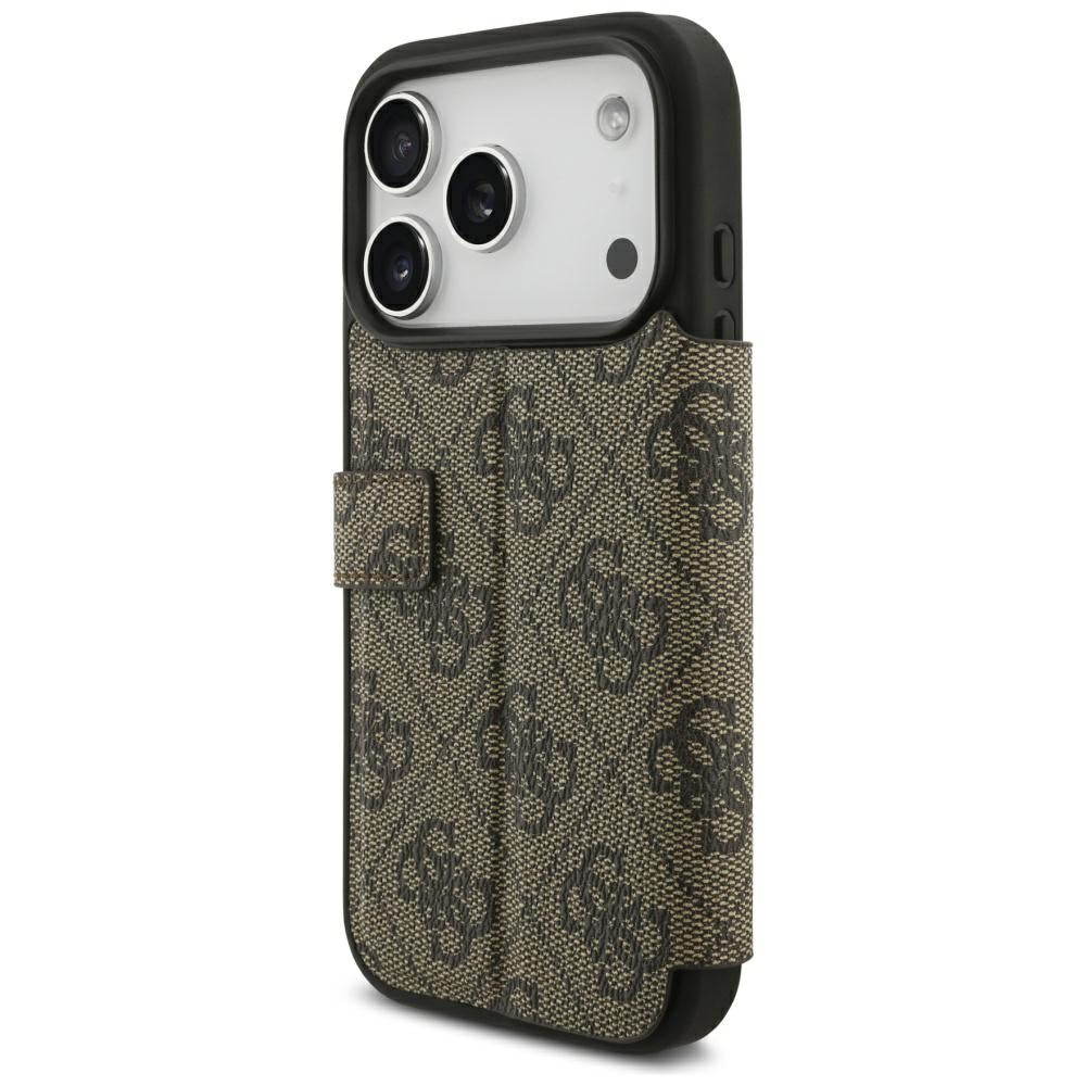 Tok Apple iPhone 18 Pro Max / 17 Pro Max készülékhez, Guess, 4G fém logó, barna