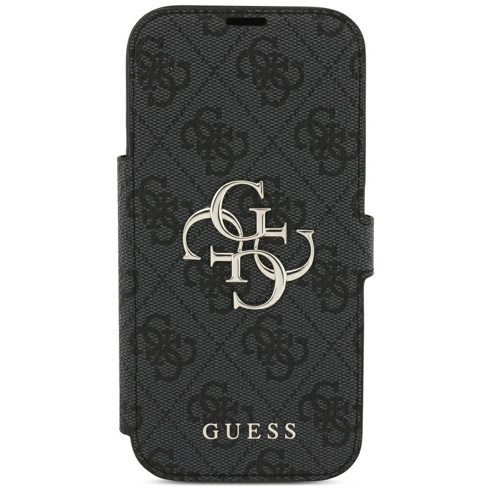Tok Apple iPhone 18 Pro Max / 17 Pro Max-hoz, Guess, 4G Fém Logó, Fekete