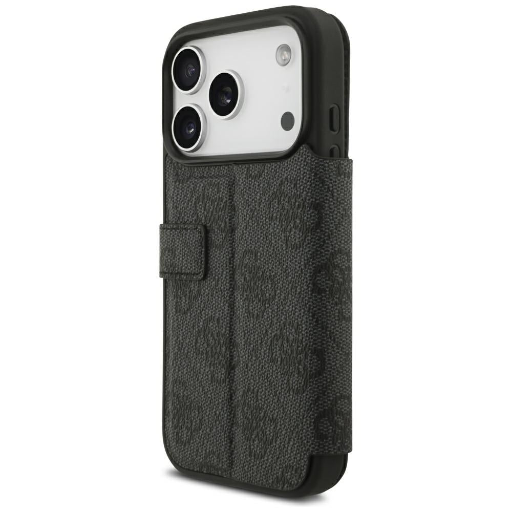 Tok Apple iPhone 18 Pro Max / 17 Pro Max-hoz, Guess, 4G Fém Logó, Fekete