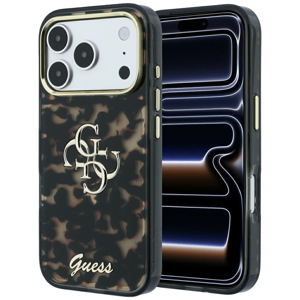 Tok Apple iPhone 18 Pro Max / 17 Pro Max számára, Guess, IML 4G Fém Script, Barna