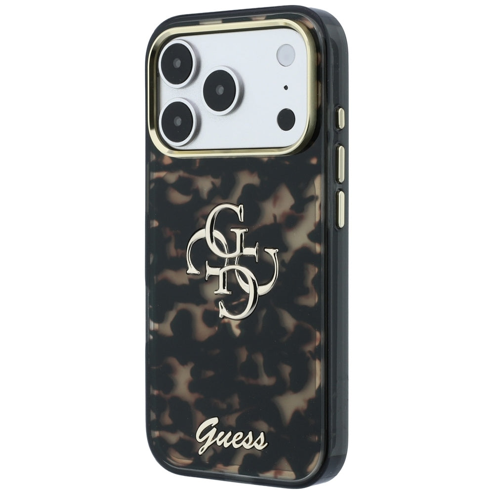Tok Apple iPhone 18 Pro Max / 17 Pro Max számára, Guess, IML 4G Fém Script, Barna
