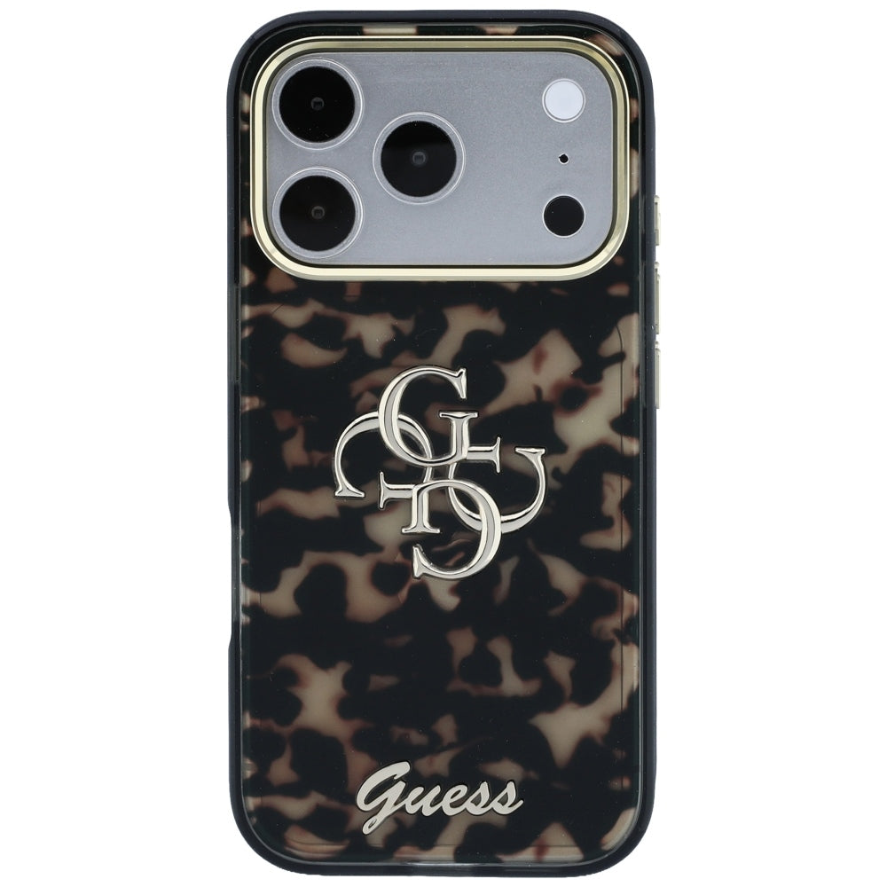 Tok Apple iPhone 18 Pro Max / 17 Pro Max számára, Guess, IML 4G Fém Script, Barna