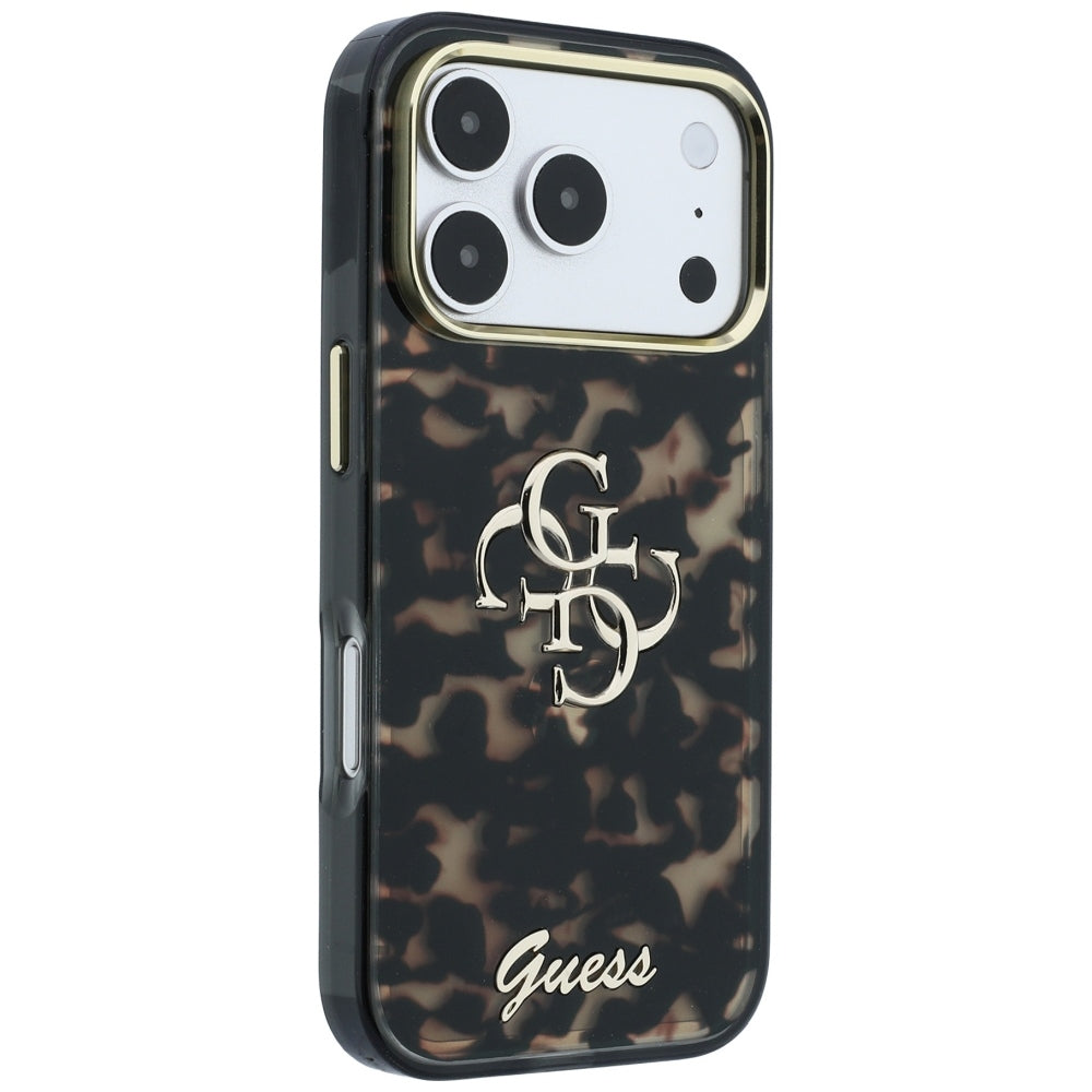 Tok Apple iPhone 18 Pro Max / 17 Pro Max számára, Guess, IML 4G Fém Script, Barna