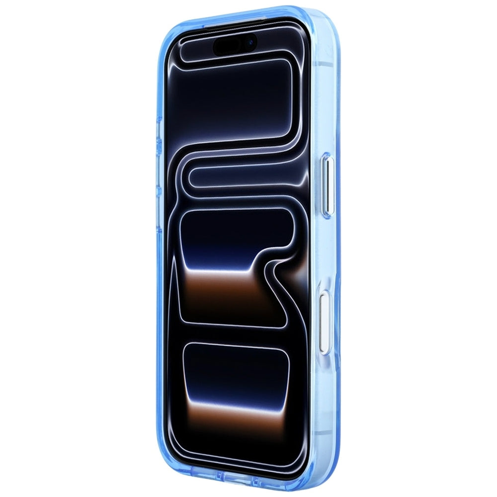 Tok Apple iPhone 18 Pro Max / 17 Pro Max készülékhez, Karl Lagerfeld, IML Big Signature gyanta logó fém keret, Kék