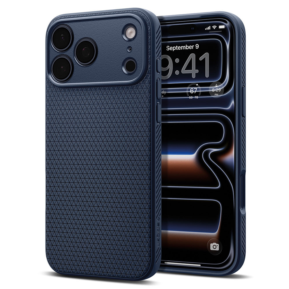 Tok Apple iPhone 18 Pro Max / 17 Pro Max készülékhez, Spigen, Liquid Air, Tengerészkék ACS12112
