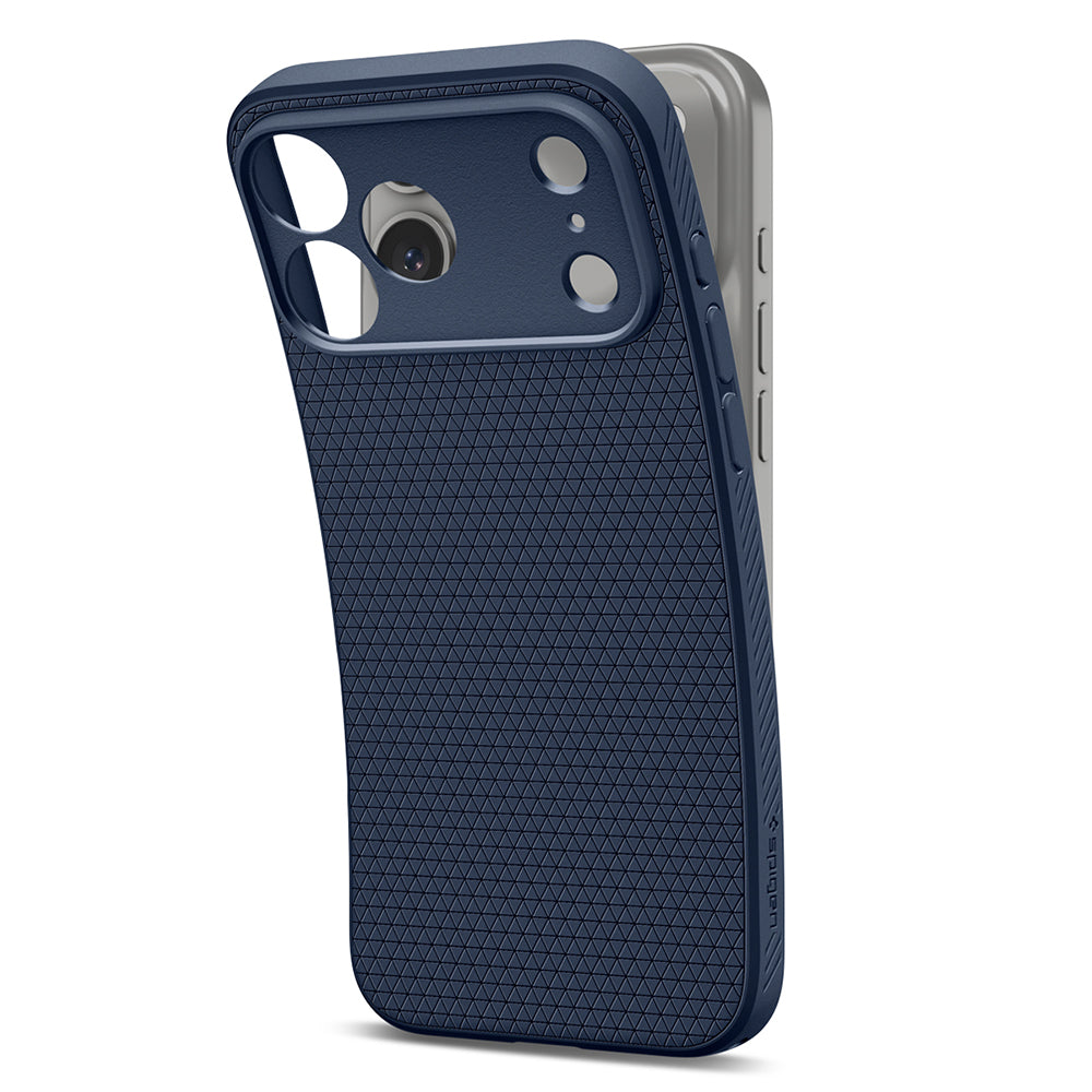 Tok Apple iPhone 18 Pro Max / 17 Pro Max készülékhez, Spigen, Liquid Air, Tengerészkék ACS12112