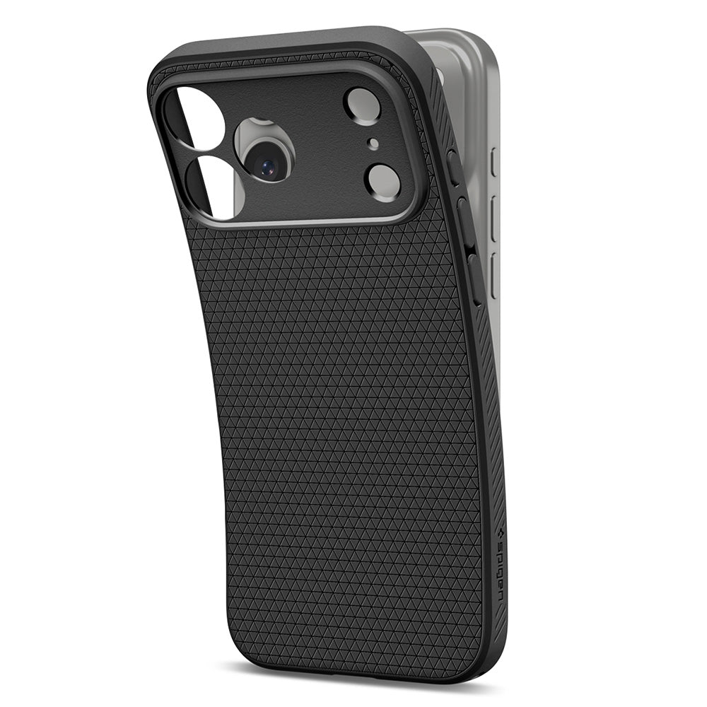 Tok Apple iPhone 18 Pro Max / 17 Pro Max készülékhez, Spigen, Liquid Air, Matt Fekete ACS12111