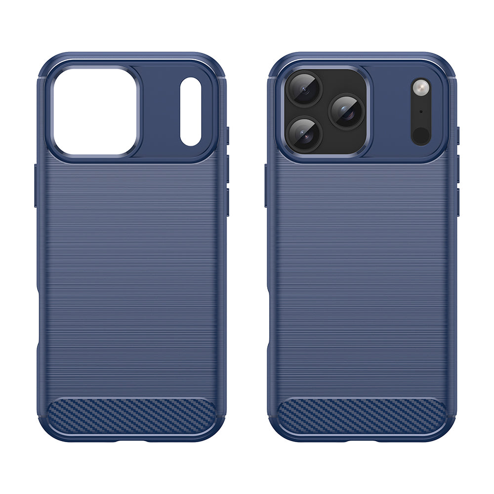 Tok Apple iPhone 18 Pro Max / 17 Pro Max készülékhez, Techsuit, karbon, kék