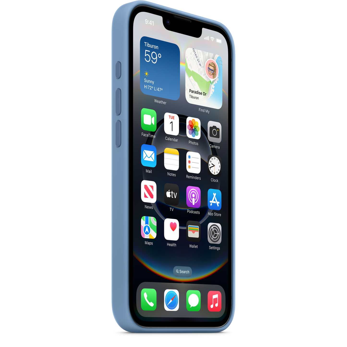 Tok Apple iPhone 16e-hez, Kék MD3Q4ZM/A