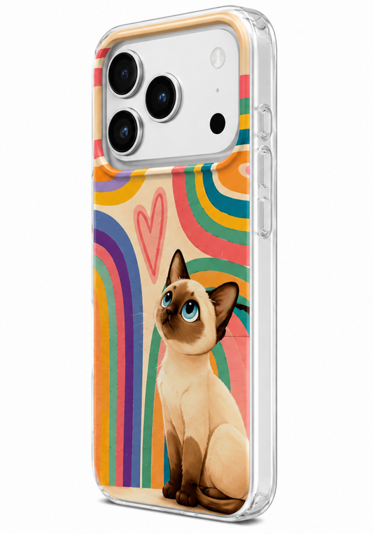 Tok Apple iPhone 16 Pro Max-hoz, Perfect Case, Dreamora Kitty, Többszínű