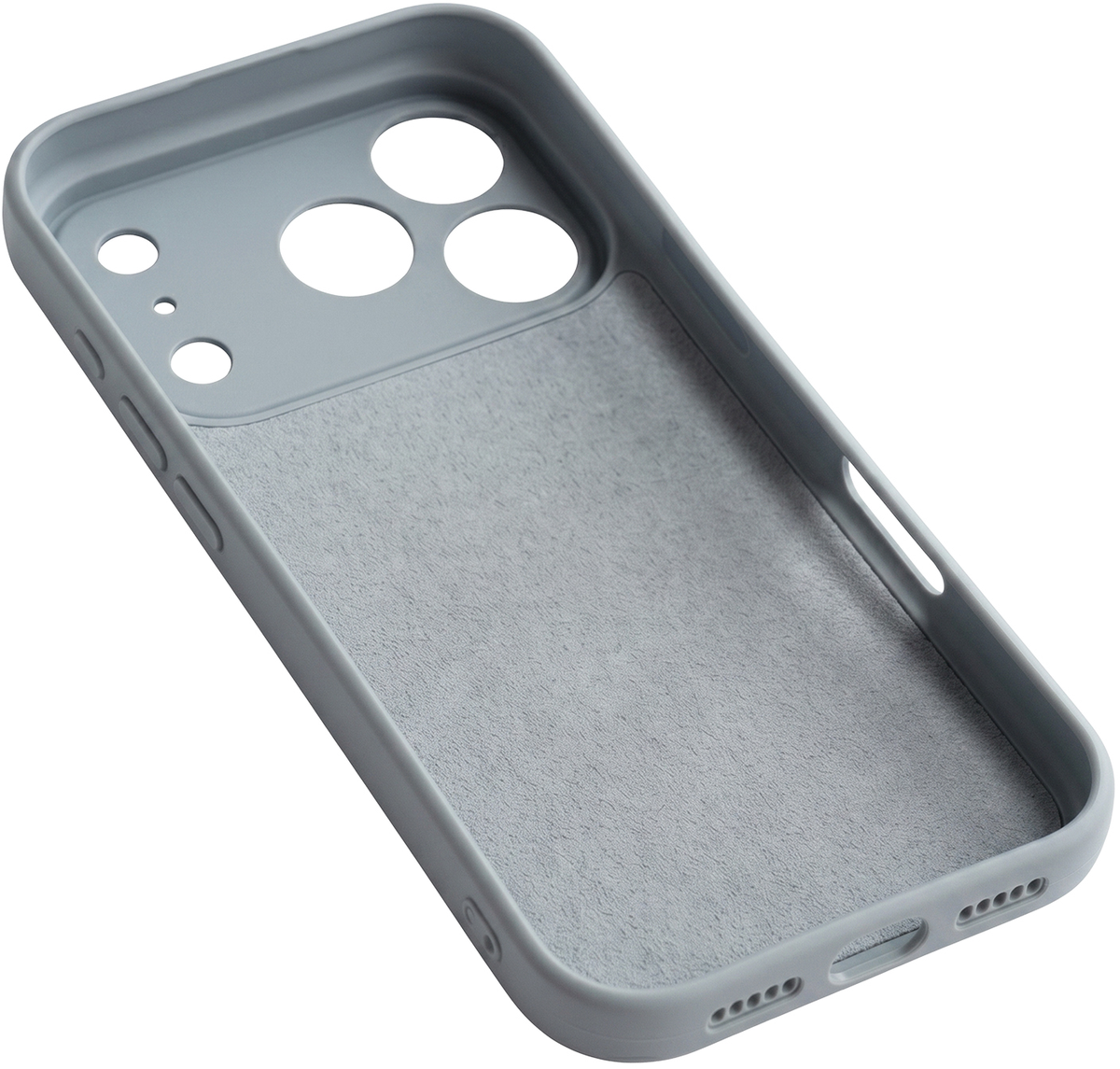 Tok Apple iPhone 17 Pro-hoz, OEM, szilikon, szürke