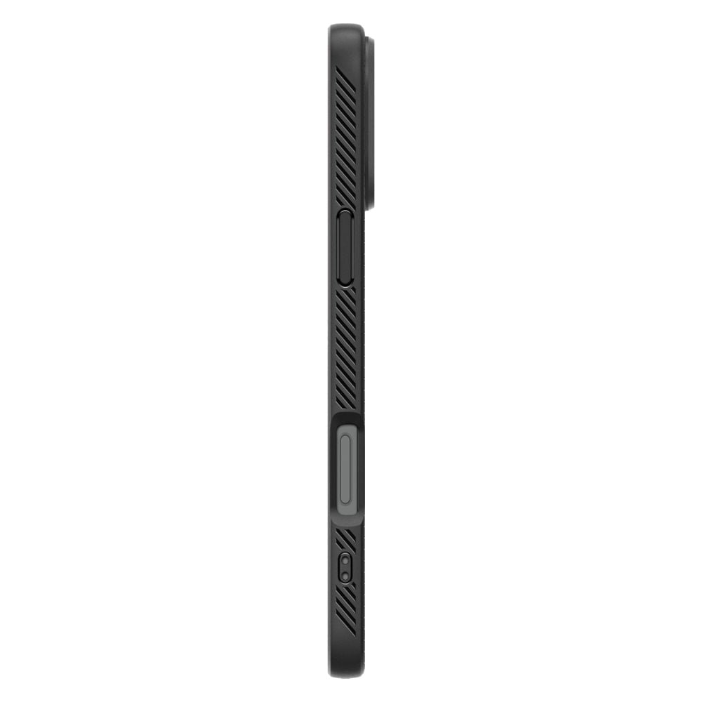 Tojás Apple iPhone 16 Pro Max, Spigen, Liquid Air Matte, fekete ACS07988