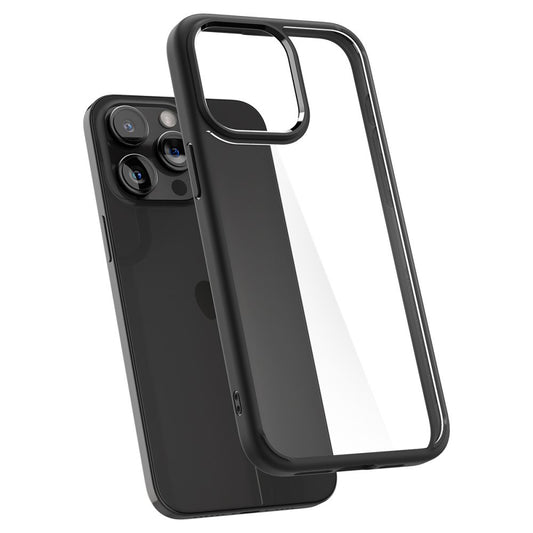 Tok Apple iPhone 15 Pro-hoz, Spigen, Ultra Hybrid, Matt Fekete ACS06713