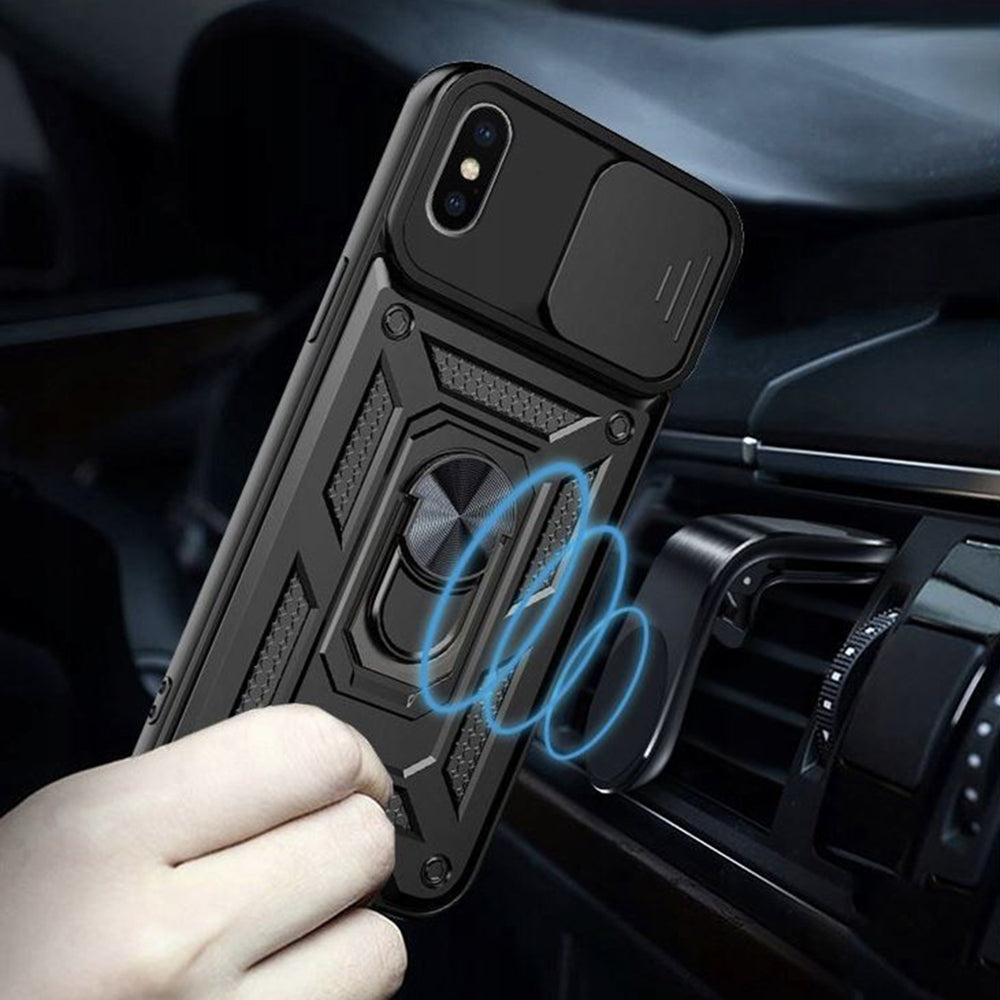 Tok Apple iPhone XS Max-hoz, Techsuit, CamShield, Zöld