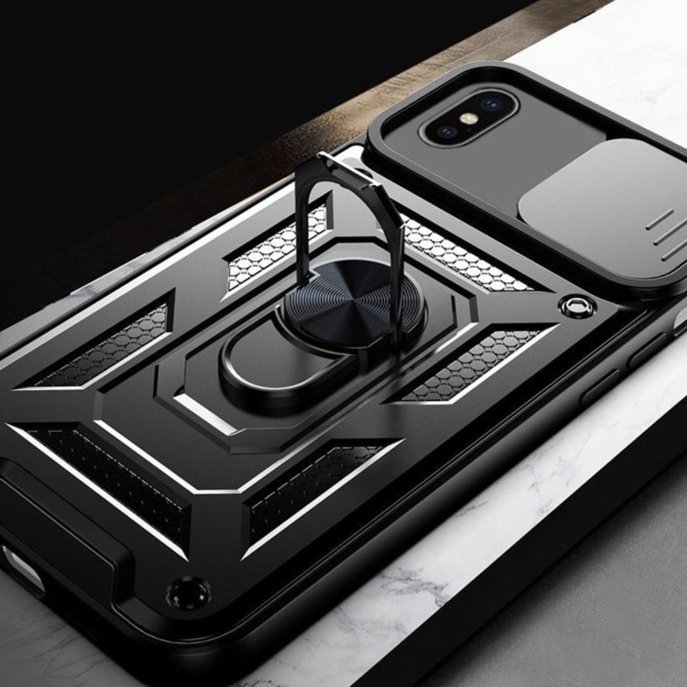 Tok Apple iPhone XS Max-hoz, Techsuit, CamShield, Zöld