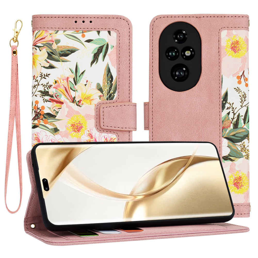Tok Honor 200 Pro-hoz, Techsuit, FlipCraft, Rózsaszín