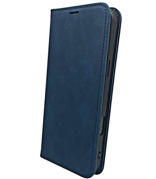 Tok Honor 400 Lite-hez, OEM, Smart Suede, Tengerészkék