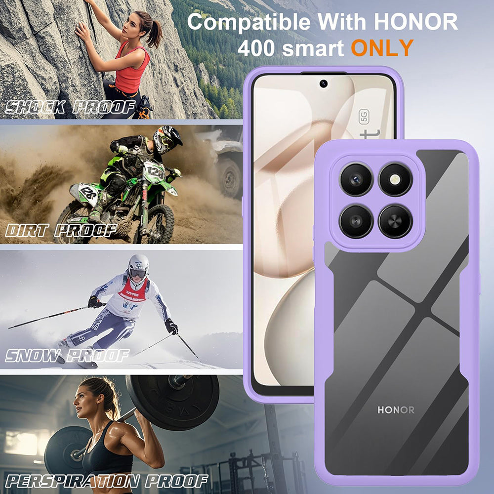 Tok a Honor 400 Smart 4G / X7d 4G / 400 Smart 5G készülékhez, Techsuit, ColorVerse 360, Lila